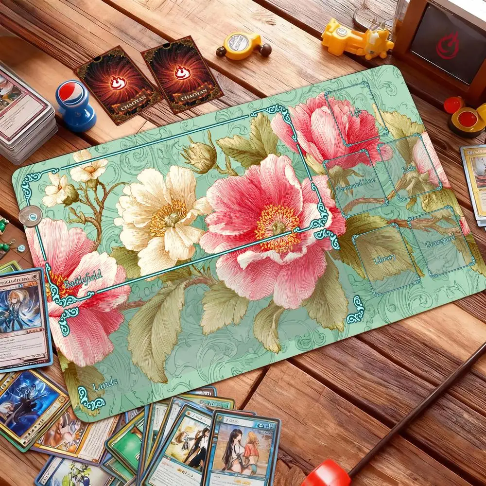 Elegant pink flowers Magic Card Battle Mat MTG Playmat Anti-slip Base 35X60CM gathering gaming mats Board Game Mat for TCG
Elegant pink flowers Magic Card Battle Mat MTG Playmat Anti-slip Base 35X60CM gathering gaming mats Board Game Mat for TCG