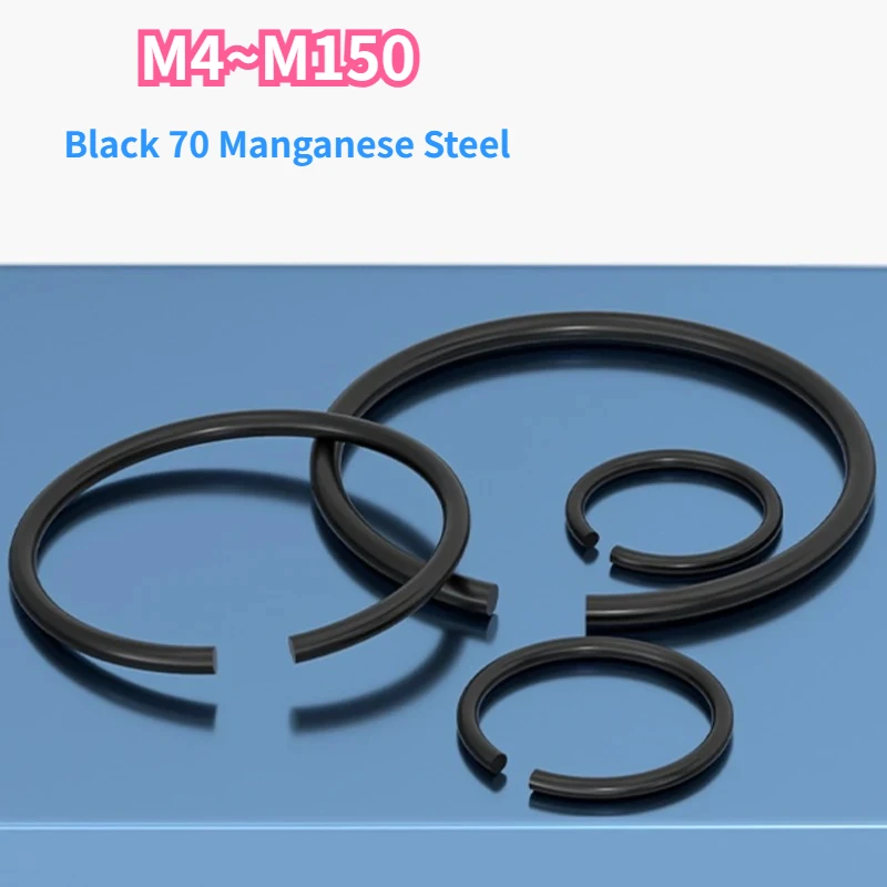 M4-M150 GB895.2 Black 70 Manganese Steel Roundwire Snap Ring for Shaft Wire Retaining Ring for Hole Snap Circlip Round Wire Snap
M4-M150 GB895.2 Black 70 Manganese Steel Roundwire Snap Ring for Shaft Wire Retaining Ring for Hole Snap Circlip Round Wire Snap