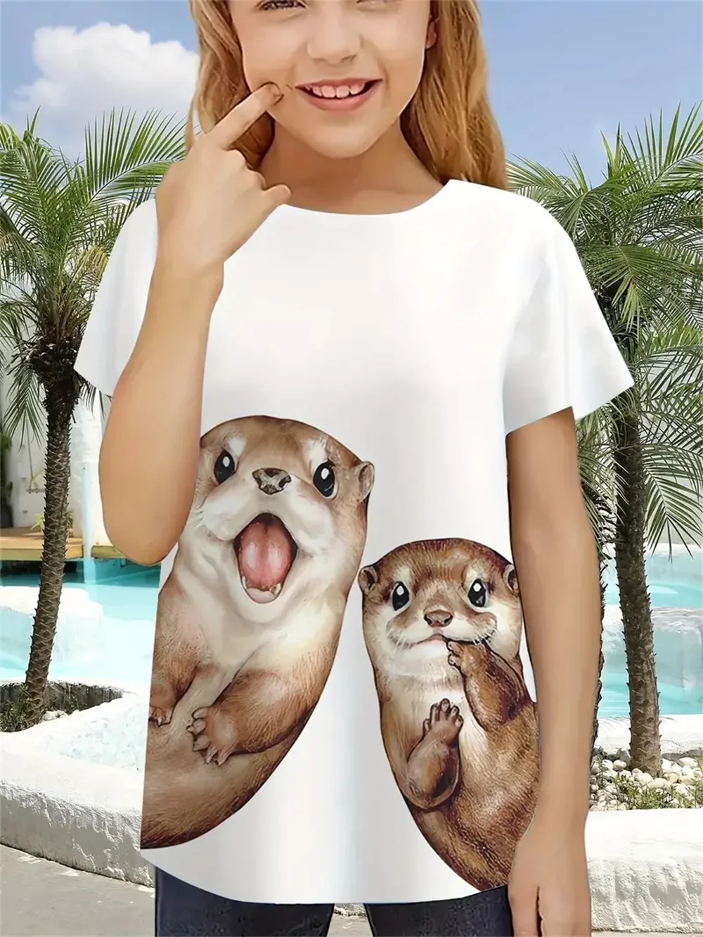 2025 Cartoon Animal 3d Printed T Shirt Girls T-Shirts Trendy Girl Children Tshirts Casual Baby Clothes Top
2025 Cartoon Animal 3d Printed T Shirt Girls T-Shirts Trendy Girl Children Tshirts Casual Baby Clothes Top