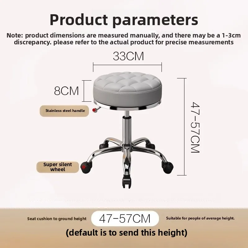 Beauty salon stool pulley lift big work stool beauty stool round stool nail stool barber shop swivel chair
Beauty salon stool pulley lift big work stool beauty stool round stool nail stool barber shop swivel chair