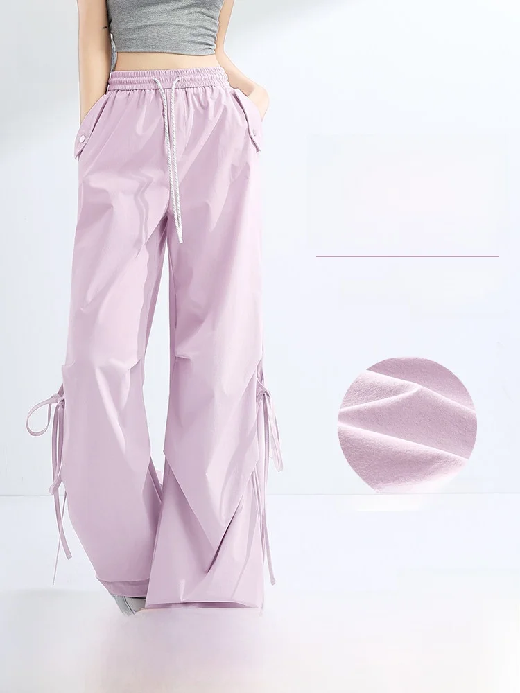 Snow mid Flying Women's Casual Pants Spring 2026 New Outdoor Sports Purple Wide Leg Sports Pants High Waist Loose Fit
Snow mid Flying Women's Casual Pants Spring 2026 New Outdoor Sports Purple Wide Leg Sports Pants High Waist Loose Fit