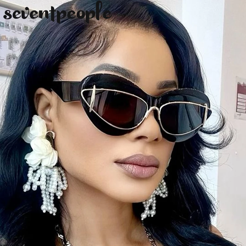 Солнцезащитные очки «кошачий глаз» с двойной оправой для женщин, 2026, люксовый бренд, дизайнерские, новые, модные, трендовые
Солнцезащитные очки «кошачий глаз» с двойной оправой для женщин, 2026, люксовый бренд, дизайнерские, новые, модные, трендовые