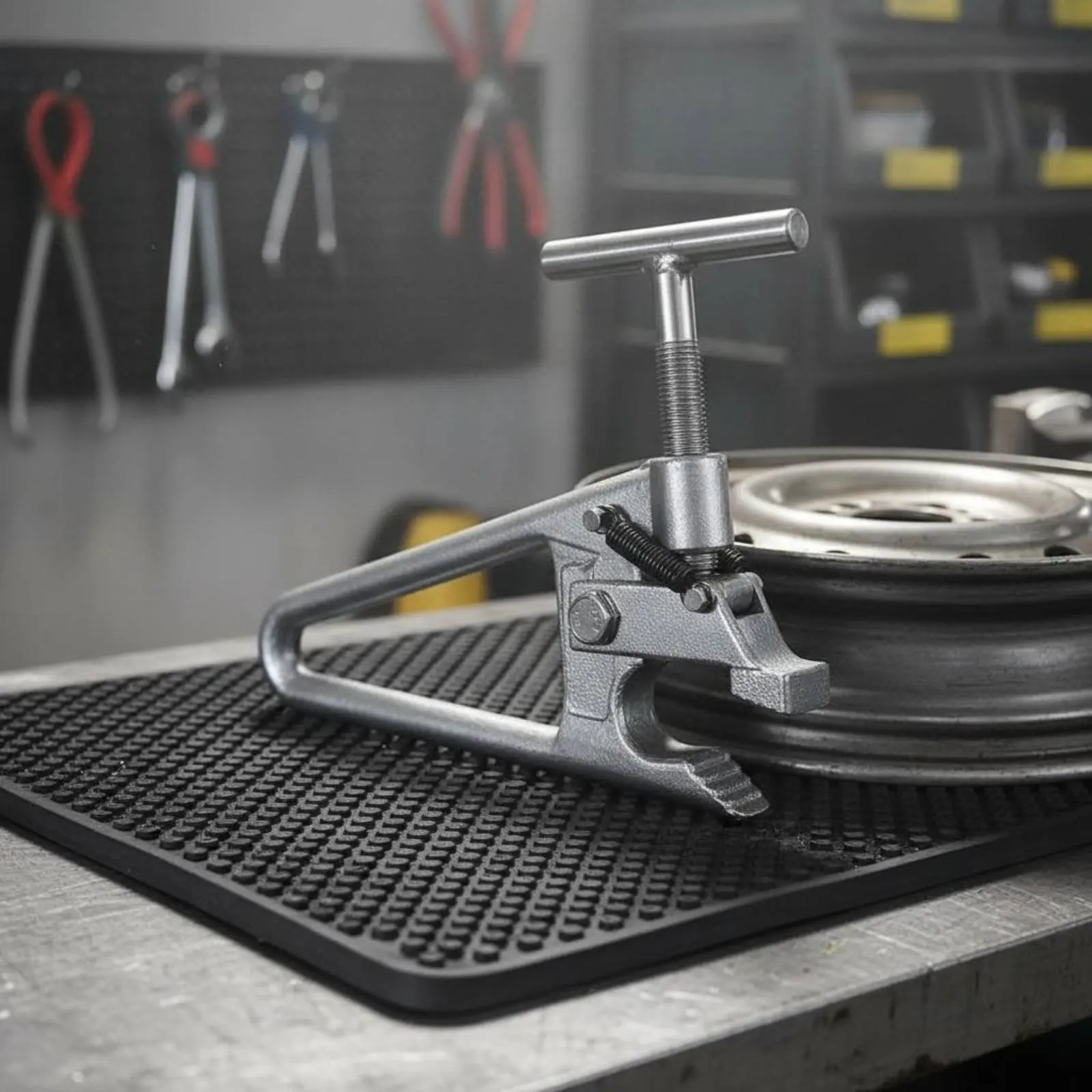Truck Tire Clamp Heavy Duty Tire Changer Clamp Rim Pry Tool Long-Lasting Metal Precision Made for Auto Repair Shop
Truck Tire Clamp Heavy Duty Tire Changer Clamp Rim Pry Tool Long-Lasting Metal Precision Made for Auto Repair Shop