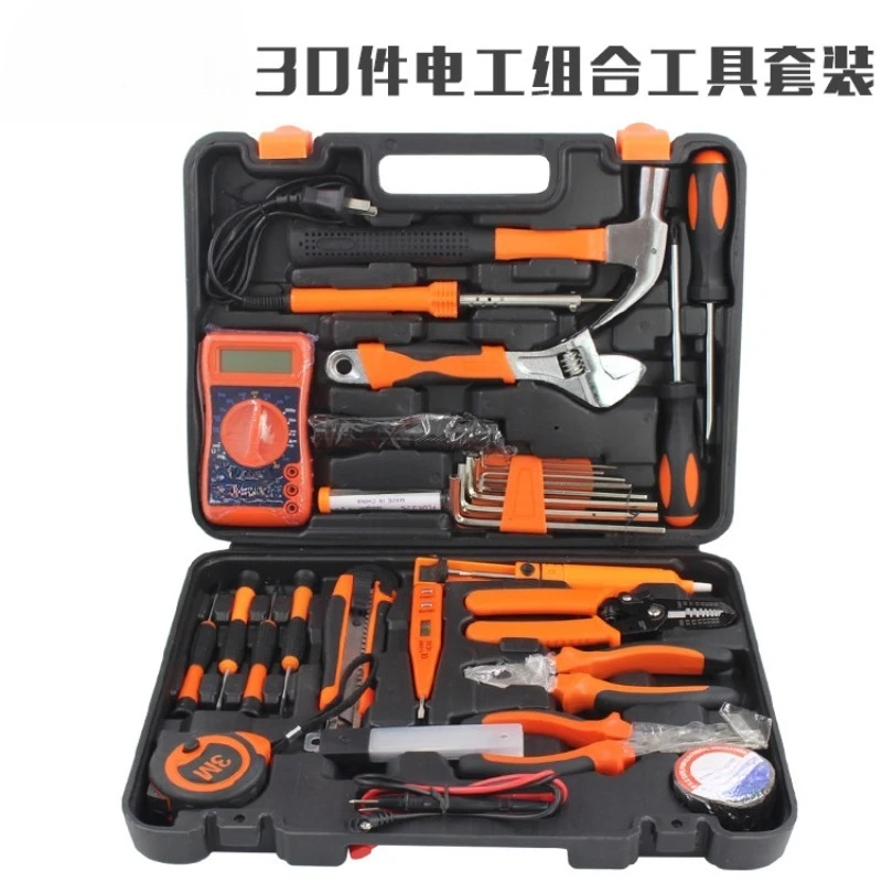 Hardware tool combination set household manual toolbox electrician electric pen repair accessories
Hardware tool combination set household manual toolbox electrician electric pen repair accessories