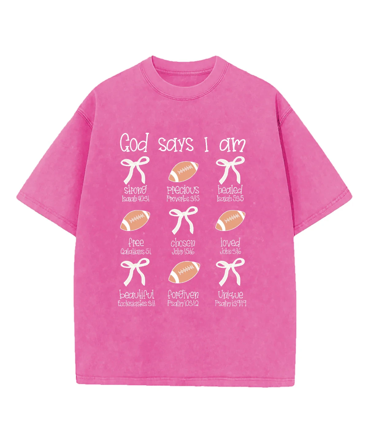 Христианская футболка с надписью «Бог говорит: Я очищен» – Soultt
Христианская футболка с надписью «Бог говорит: Я очищен» – Soultt