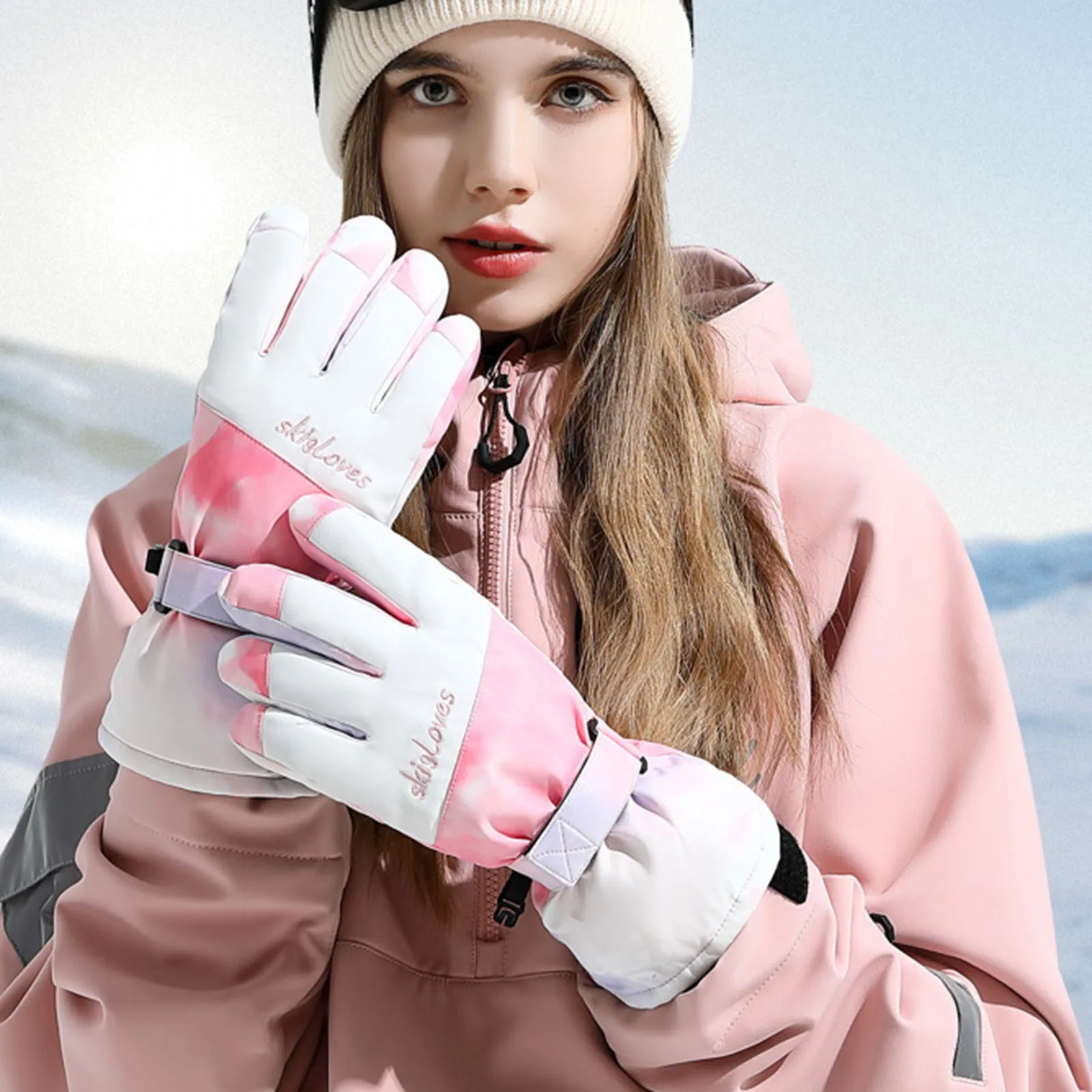 Outdoor Women Winter Ski Gloves Riding Can Touch Screen to Keep Warm And Velvet Gloves Waterproof Non-slip Gloves For Women
Outdoor Women Winter Ski Gloves Riding Can Touch Screen to Keep Warm And Velvet Gloves Waterproof Non-slip Gloves For Women