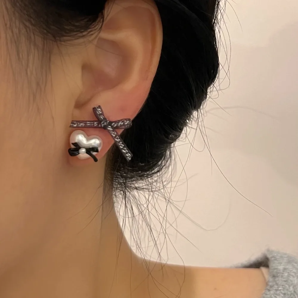 NEW 6Pcs Set Korean Pink Ribbon Bowknot Shaped Pearl Stud Earrings Set for Women Sweet Pearl Heart Charm Earring Jewelry Gifts
NEW 6Pcs Set Korean Pink Ribbon Bowknot Shaped Pearl Stud Earrings Set for Women Sweet Pearl Heart Charm Earring Jewelry Gifts