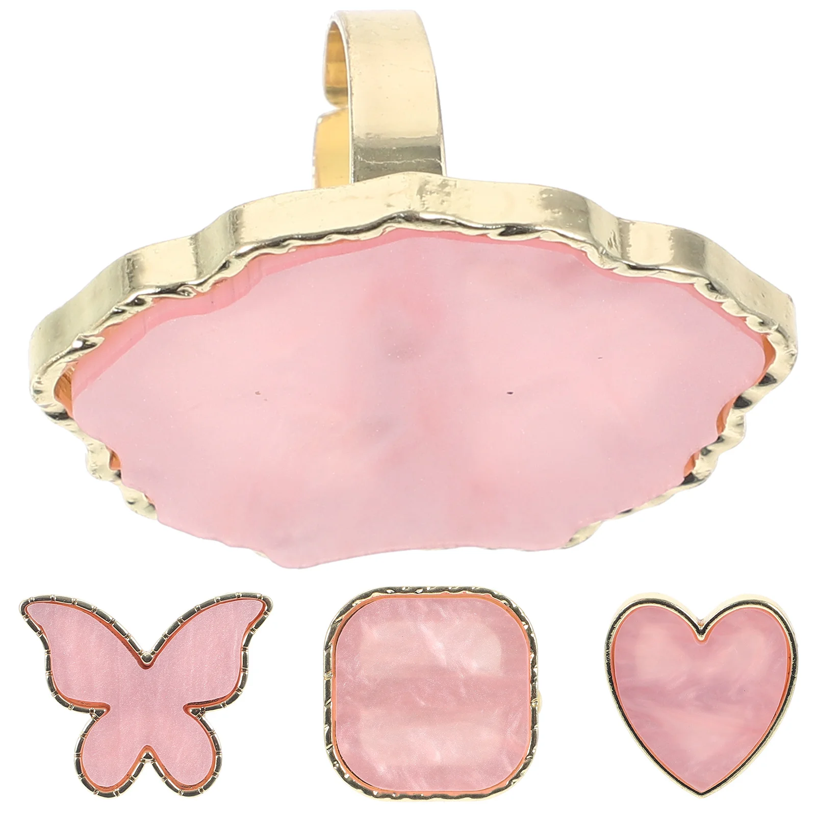 4Pcs Imitation Shell Ring Nail Art Palettes Smooth Color Mixing Tray for DIY Manicure Portable Nail Polish Holder Functional
4Pcs Imitation Shell Ring Nail Art Palettes Smooth Color Mixing Tray for DIY Manicure Portable Nail Polish Holder Functional