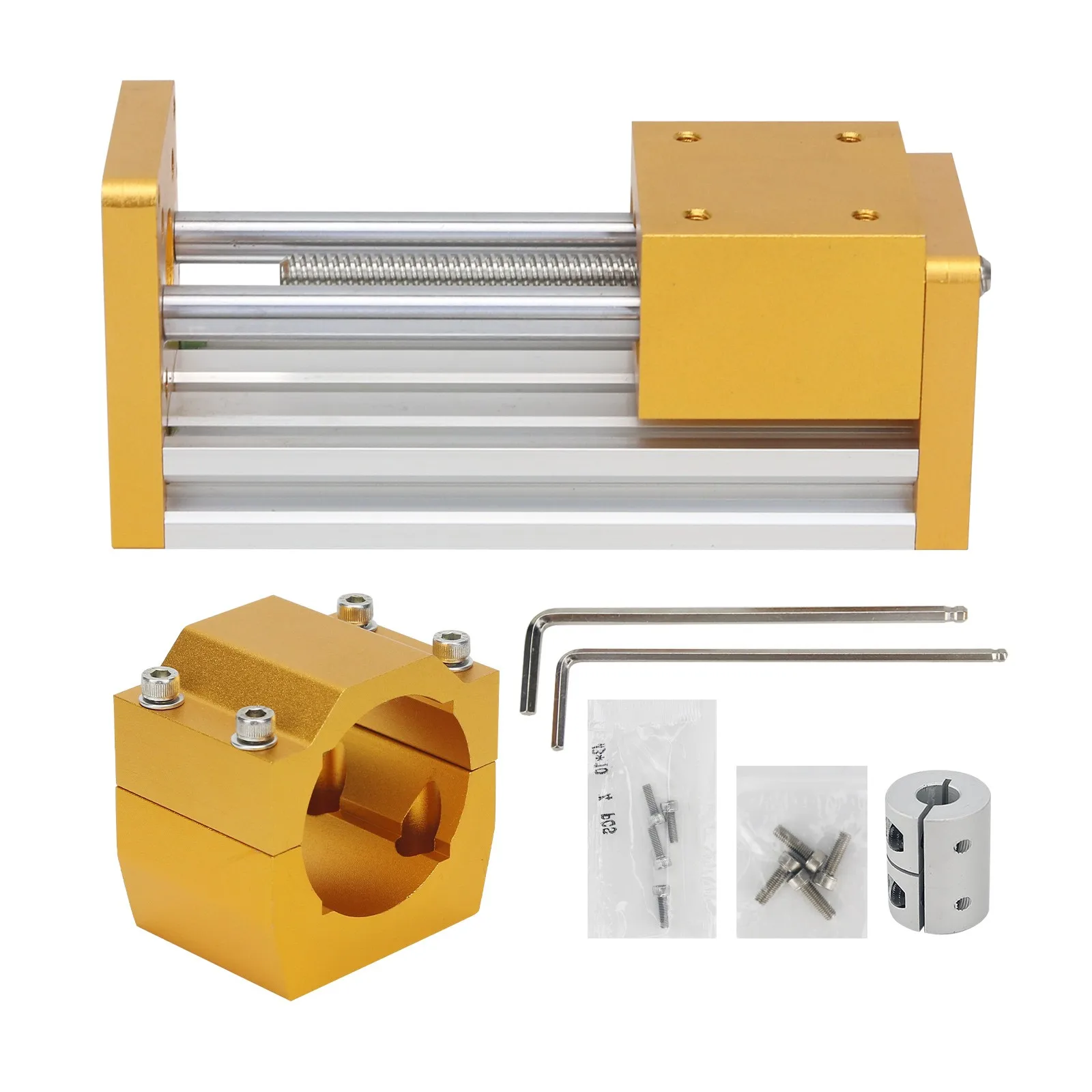 CNC3018plus Metal CNC Z Axis Module Without Stepping Motor for 200W 300W 500W 800W Spindle Diameter 52mm
CNC3018plus Metal CNC Z Axis Module Without Stepping Motor for 200W 300W 500W 800W Spindle Diameter 52mm