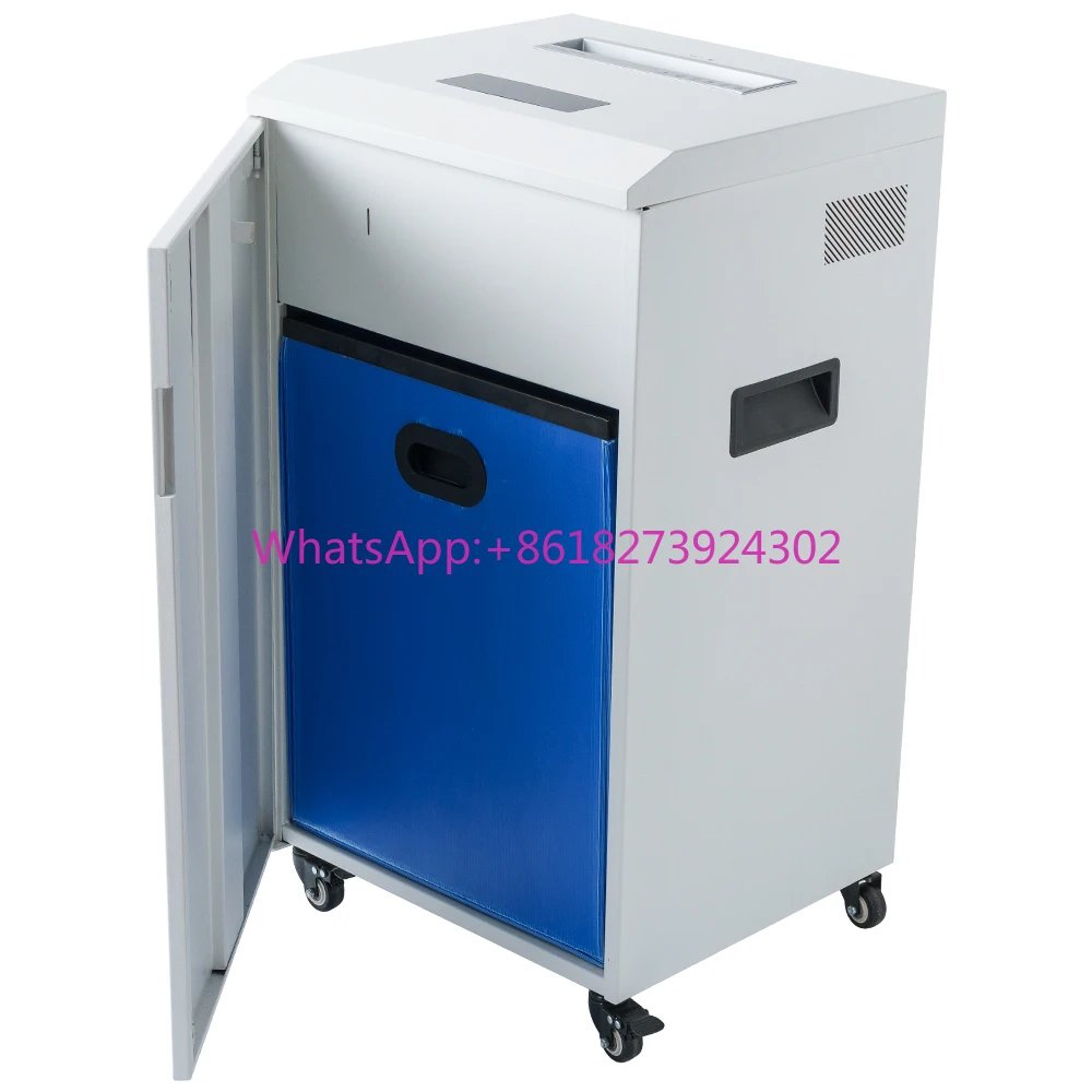 100L Auto Lubrication Paper Shredder 5 Level High Security 25 Sheets Mobile Document Destroyer Equipment for Office Commercial
100L Auto Lubrication Paper Shredder 5 Level High Security 25 Sheets Mobile Document Destroyer Equipment for Office Commercial
