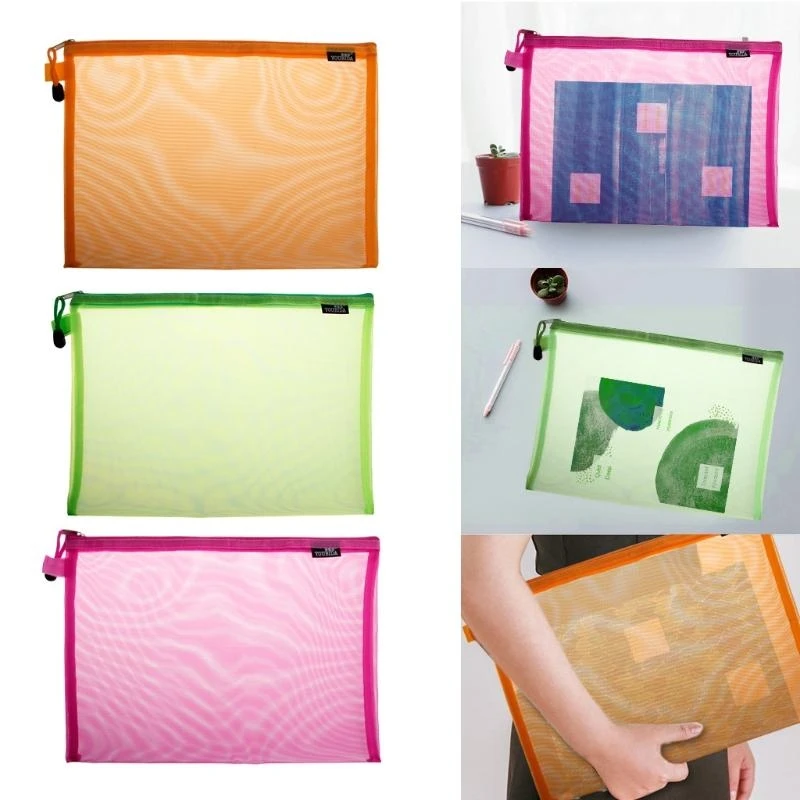 Large Capacity Mesh Pocket Fit for Organising Files Stationery Makeup
Large Capacity Mesh Pocket Fit for Organising Files Stationery Makeup