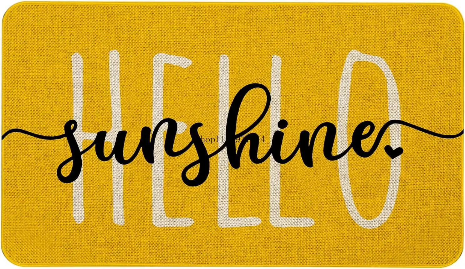 Hello Sunshine Doormat Summer Fun Text Indoor Mat, Holiday Creative Decoration Spring Welcome Flooring Suitable for Outdoor
Hello Sunshine Doormat Summer Fun Text Indoor Mat, Holiday Creative Decoration Spring Welcome Flooring Suitable for Outdoor