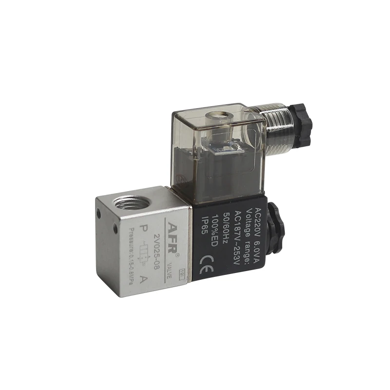 Airtac type 2V025-08 Normally Closed 12V 24V 220V 1/4" BSP SOLENOID PNEUMAT valve pneumatic With sealing ring fittings
Airtac type 2V025-08 Normally Closed 12V 24V 220V 1/4" BSP SOLENOID PNEUMAT valve pneumatic With sealing ring fittings