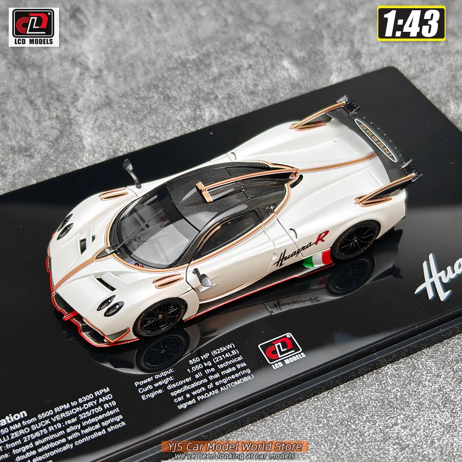 LCD diecast 1:43 Pagani Huayra R alloy car model static display pieces holiday gift collection
LCD diecast 1:43 Pagani Huayra R alloy car model static display pieces holiday gift collection
