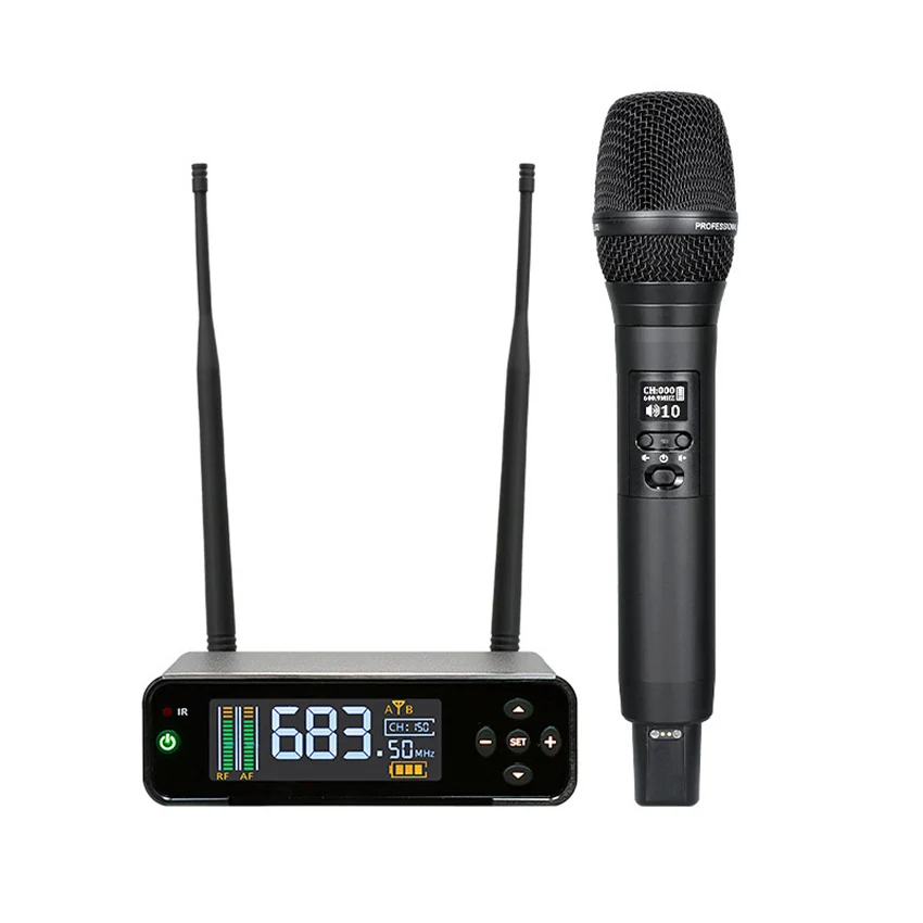 True Diversity Wireless Microphone With 1 To 2 Frequency Modulation And Dynamic Performance For KTV Professional Microphone
True Diversity Wireless Microphone With 1 To 2 Frequency Modulation And Dynamic Performance For KTV Professional Microphone