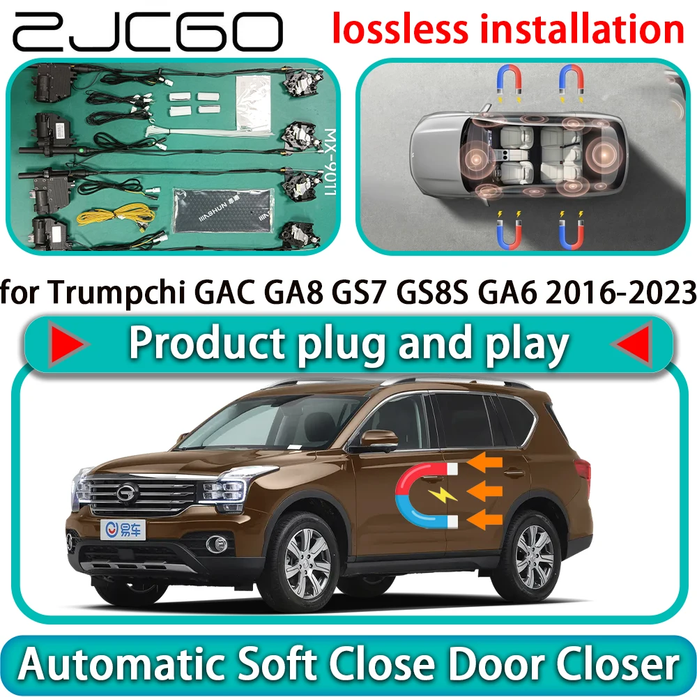 for Trumpchi GAC GA8 GS7 GS8S GA6 2016-2023 Auto Pull Soft Close Door Kit Power Latch Electric Door Catch Soft Closing Assist
for Trumpchi GAC GA8 GS7 GS8S GA6 2016-2023 Auto Pull Soft Close Door Kit Power Latch Electric Door Catch Soft Closing Assist