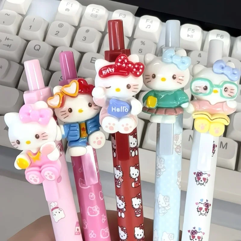 5pcs Cute Cartoon Cat Press Neutral Pen 0.5mm Black Pen Children'S Students Pen Little Girls Stationery Gifts Office Supplies
5pcs Cute Cartoon Cat Press Neutral Pen 0.5mm Black Pen Children'S Students Pen Little Girls Stationery Gifts Office Supplies