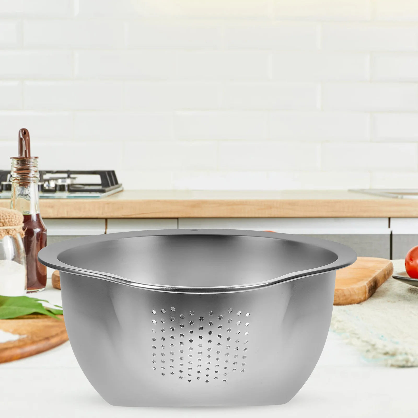Rice Washing Sieve 304 Stainless Steel Basin Kitchen Food Draining Basket Fruits Vegetable Holder Colander Thick Flat Bottom
Rice Washing Sieve 304 Stainless Steel Basin Kitchen Food Draining Basket Fruits Vegetable Holder Colander Thick Flat Bottom