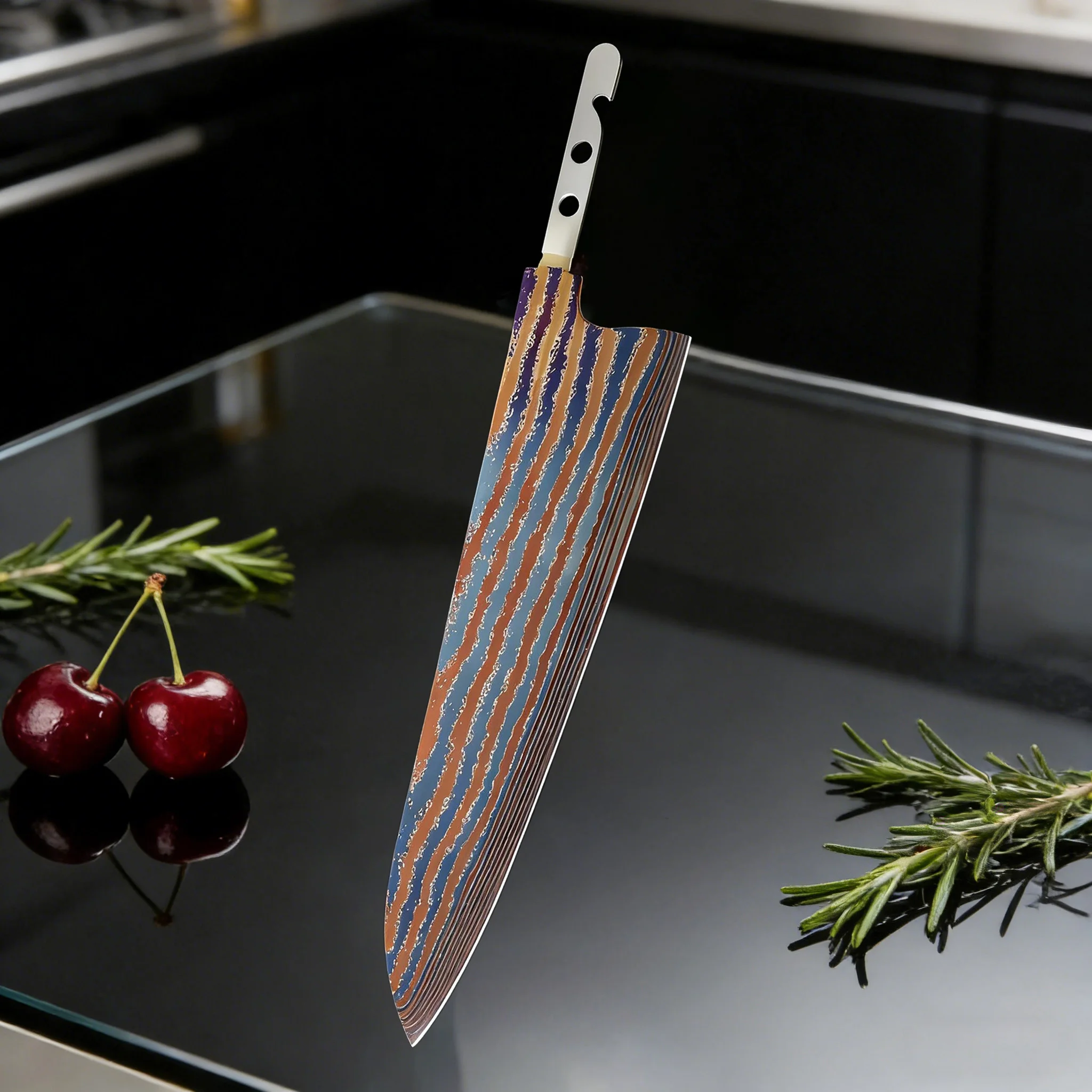 Ultra-Sharp Titanium Damascus Steel Chef Knife Blade Meat Veggie Cutting Kitchen Knife Replacement Knife Blade Kitchen Tool
Ultra-Sharp Titanium Damascus Steel Chef Knife Blade Meat Veggie Cutting Kitchen Knife Replacement Knife Blade Kitchen Tool