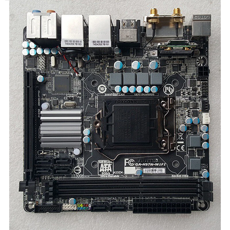 A+ For Gigabyte GA-H97N-WIFI LGA1150 DDR3 Mini-ITX Motherboard Tested
A+ For Gigabyte GA-H97N-WIFI LGA1150 DDR3 Mini-ITX Motherboard Tested