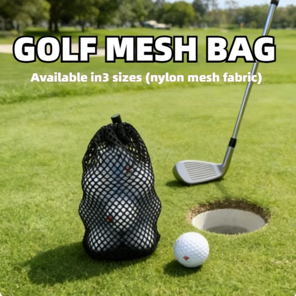 Golf Sports Mesh Net Bag Nylon Materials Golf Tennis 12/24/48 Ball Carrying Drawstring Pouch 1pcs Golf Bags Golf Accessories
Golf Sports Mesh Net Bag Nylon Materials Golf Tennis 12/24/48 Ball Carrying Drawstring Pouch 1pcs Golf Bags Golf Accessories