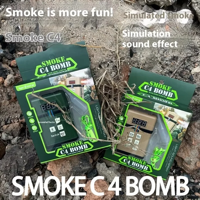 Новая игрушечная дымовая граната с таймером, модель C4, детская игрушка, игрушечная граната с таймером, реквизит для косплея, издающая звук и дым.
Новая игрушечная дымовая граната с таймером, модель C4, детская игрушка, игрушечная граната с таймером, реквизит для косплея, издающая звук и дым.