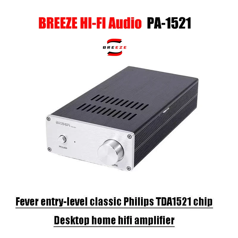 BREEZE 2025 Latest Fever Entry level Classic Philips TDA1521 Chip Desktop Home HiFi Amplifier
BREEZE 2025 Latest Fever Entry level Classic Philips TDA1521 Chip Desktop Home HiFi Amplifier