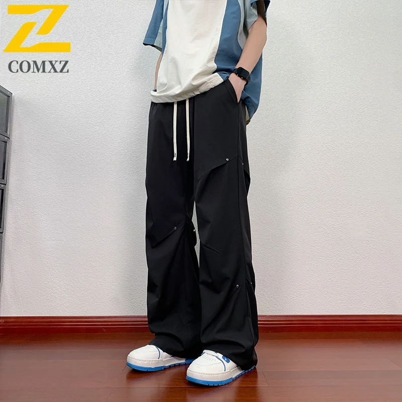 Trendy Men's Sports Pants 2025 Summer New Ice Silk Breathable Street Hip-hop Style Cropped Pants Fashionable Thin Men's Clothing
Trendy Men's Sports Pants 2025 Summer New Ice Silk Breathable Street Hip-hop Style Cropped Pants Fashionable Thin Men's Clothing