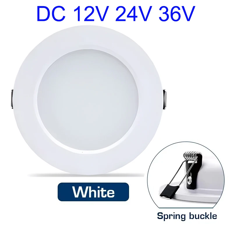 DC 12V 24V 36V LED Downlight 5W 9W 12W 15W 18W Recessed Round LED Ceiling Lamp Panel Lights Indoor Lighting Warm White
DC 12V 24V 36V LED Downlight 5W 9W 12W 15W 18W Recessed Round LED Ceiling Lamp Panel Lights Indoor Lighting Warm White