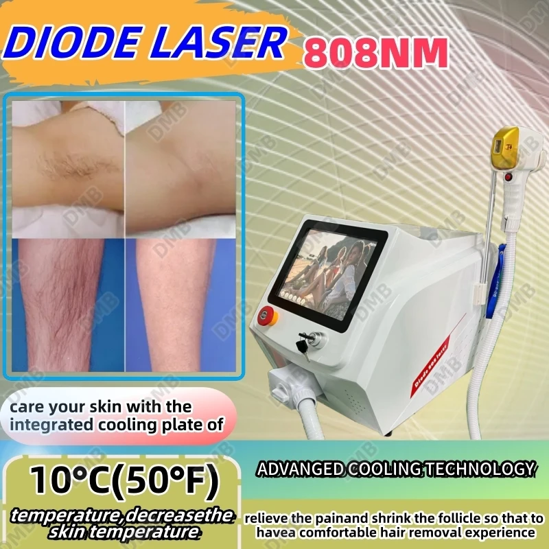808 Diode Laser Painless Hair Removal Device 3 Wavelengths 808nm 1064nm 755nm Hair Removal Machine Suitable For All Skin Tones
808 Diode Laser Painless Hair Removal Device 3 Wavelengths 808nm 1064nm 755nm Hair Removal Machine Suitable For All Skin Tones