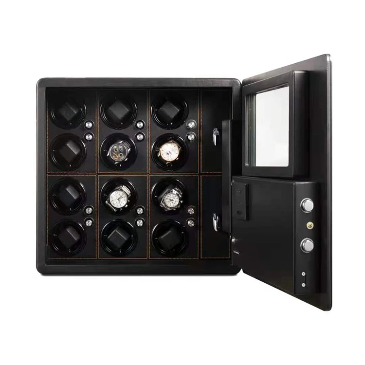 High Quality Luxury Microfiber Leather Automatic Shaker 12 Watch Winder Safe Box
High Quality Luxury Microfiber Leather Automatic Shaker 12 Watch Winder Safe Box