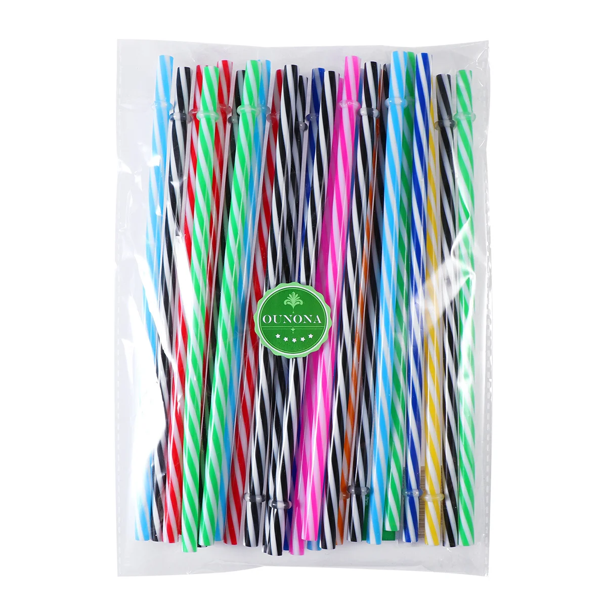 25Pcs Reusable Straws Thick Plastic Double-Sided Use with Ring Prevents Falling Perfect for Drinking Bottles Tumblers Mason Jars
25Pcs Reusable Straws Thick Plastic Double-Sided Use with Ring Prevents Falling Perfect for Drinking Bottles Tumblers Mason Jars