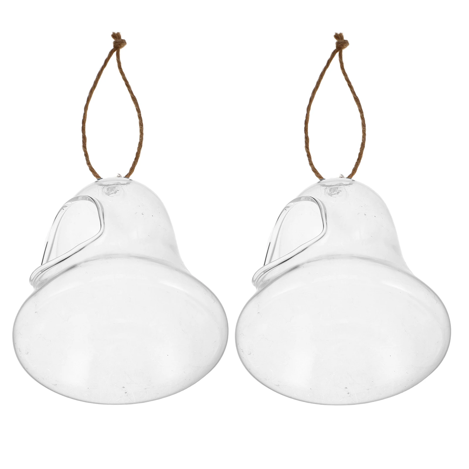 2Pcs Transparent Bell Decor Fillable Glass Ornaments for Christmas Tree Holiday Decoration DIY Craft Hanging Elements High
2Pcs Transparent Bell Decor Fillable Glass Ornaments for Christmas Tree Holiday Decoration DIY Craft Hanging Elements High