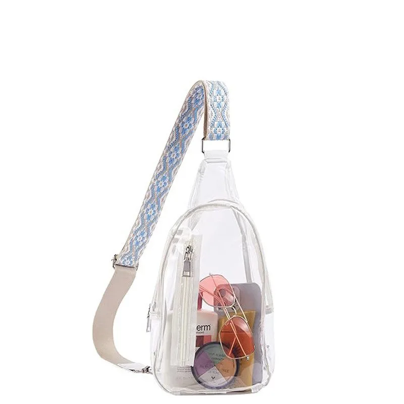 Popular Transparent Shoulder Bag, Messenger Bag Men's and Women's Casual Cycling Shopping Bag, Shoulder Strap Adjustable
Popular Transparent Shoulder Bag, Messenger Bag Men's and Women's Casual Cycling Shopping Bag, Shoulder Strap Adjustable