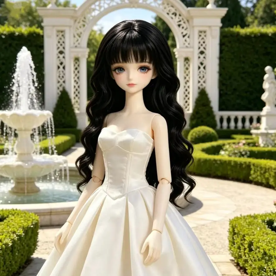 Wigs 1 6 scale doll accessories doll wig, black color 1/3 1/4 1/6 BJD doll hair free shipping
Wigs 1 6 scale doll accessories doll wig, black color 1/3 1/4 1/6 BJD doll hair free shipping