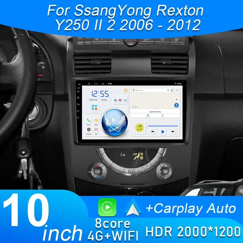 For SsangYong Rexton Y250 II 2 2006 - 2012 Android 15 Car Radio Stereo Multimedia Player Navigation Video No 2din DVD Car GPS
For SsangYong Rexton Y250 II 2 2006 - 2012 Android 15 Car Radio Stereo Multimedia Player Navigation Video No 2din DVD Car GPS