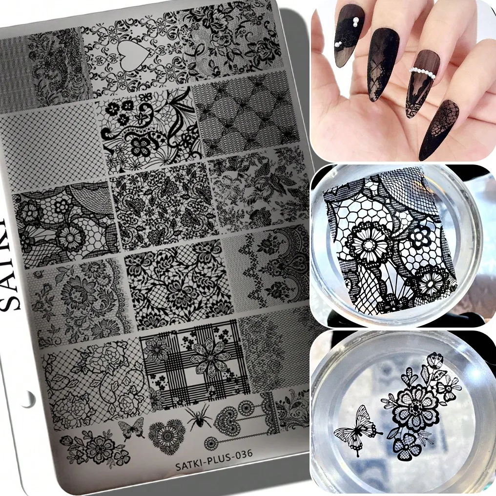 Nail Art Stamping Plate, Beginner Friendly Nail Decoration Template, Lace, Floral, Line Design Transfer Stamping Template, Nail Polish Stamping Mold, Nail Art Stamping Template, Transparent Transfer Silicone Stamp, Nail Art Tools
Nail Art Stamping Plate, Beginner Friendly Nail Decoration Template, Lace, Floral, Line Design Transfer Stamping Template, Nail Polish Stamping Mold, Nail Art Stamping Template, Transparent Transfer Silicone Stamp, Nail Art Tools