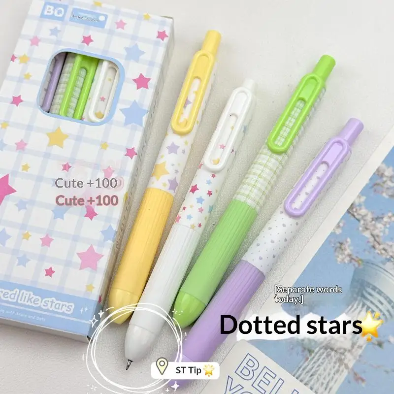 New New 4Pcs/Box Gel Pens 0.5mm Ink Quick-Dry Pens Fine Point Smooth Writing Pens Aesthetic Stationery School Supplies
New New 4Pcs/Box Gel Pens 0.5mm Ink Quick-Dry Pens Fine Point Smooth Writing Pens Aesthetic Stationery School Supplies