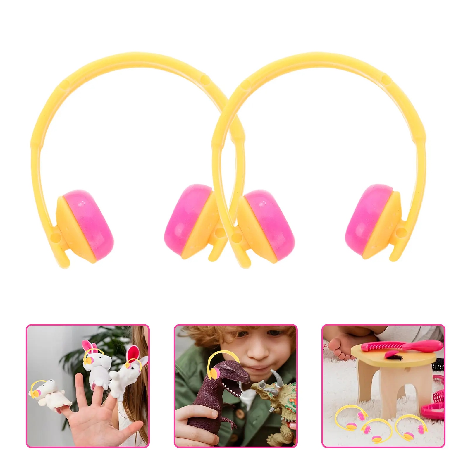 20Pcs Yellow Duck Headphone Ornament Mini Headset for DIY Decor Small House Accessories Cute Desk Charm Decoration Supplies
20Pcs Yellow Duck Headphone Ornament Mini Headset for DIY Decor Small House Accessories Cute Desk Charm Decoration Supplies