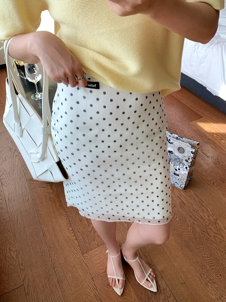 Benxi Miu High Waist Me A-Line Skirt Women's Retro Polka Dot Casual Sle Korean Faion Polyester Fabric Skirts
Benxi Miu High Waist Me A-Line Skirt Women's Retro Polka Dot Casual Sle Korean Faion Polyester Fabric Skirts