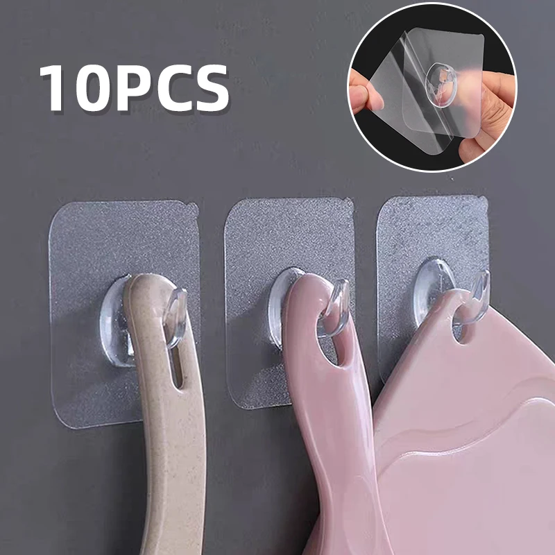 Wall Hooks Transparent Strong Self Adhesive Key Towel Door Wall Hanger Hanging Kitchen Bathroom Accessories Hooks
Wall Hooks Transparent Strong Self Adhesive Key Towel Door Wall Hanger Hanging Kitchen Bathroom Accessories Hooks
