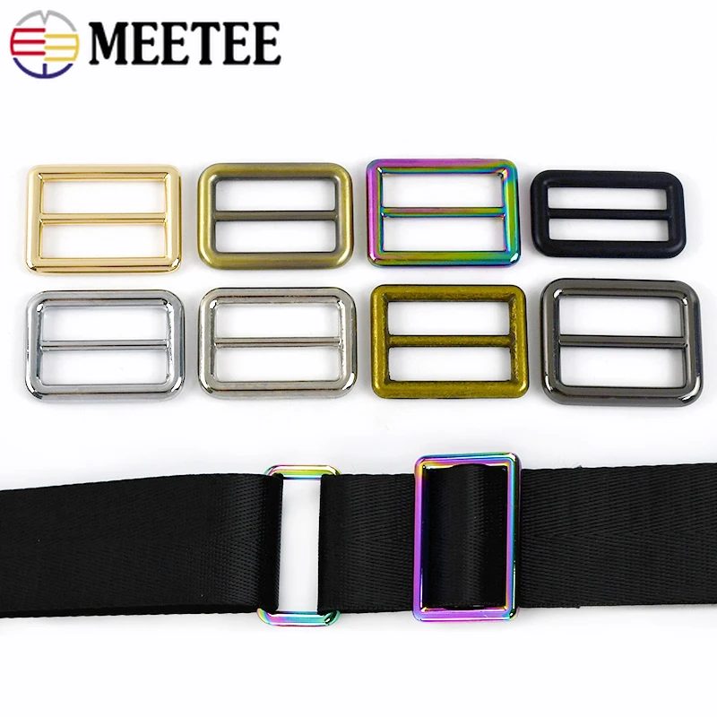 5Pcs Meetee 12-50mm Metal Tri Glide Slider Buckle Adjustable Strap Hook Webbing Clasp Backpack Belt Ring DIY Craft Accessories
5Pcs Meetee 12-50mm Metal Tri Glide Slider Buckle Adjustable Strap Hook Webbing Clasp Backpack Belt Ring DIY Craft Accessories