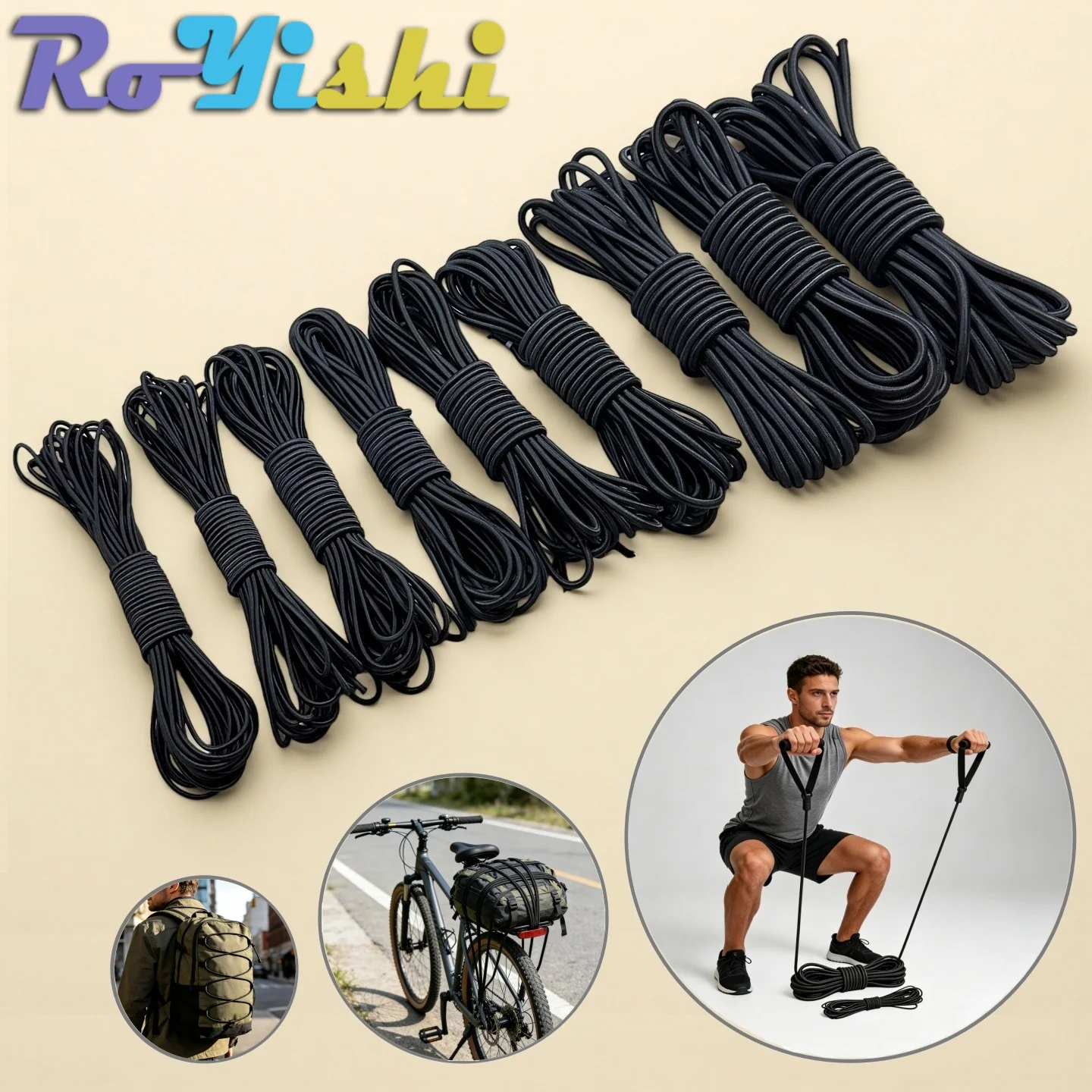 2.5-8MM Black Strong Elastic Cord Rubber Band Sewing Clothing Craft Supplies Elastic Band Elastics Rope Bands Accessories
2.5-8MM Black Strong Elastic Cord Rubber Band Sewing Clothing Craft Supplies Elastic Band Elastics Rope Bands Accessories