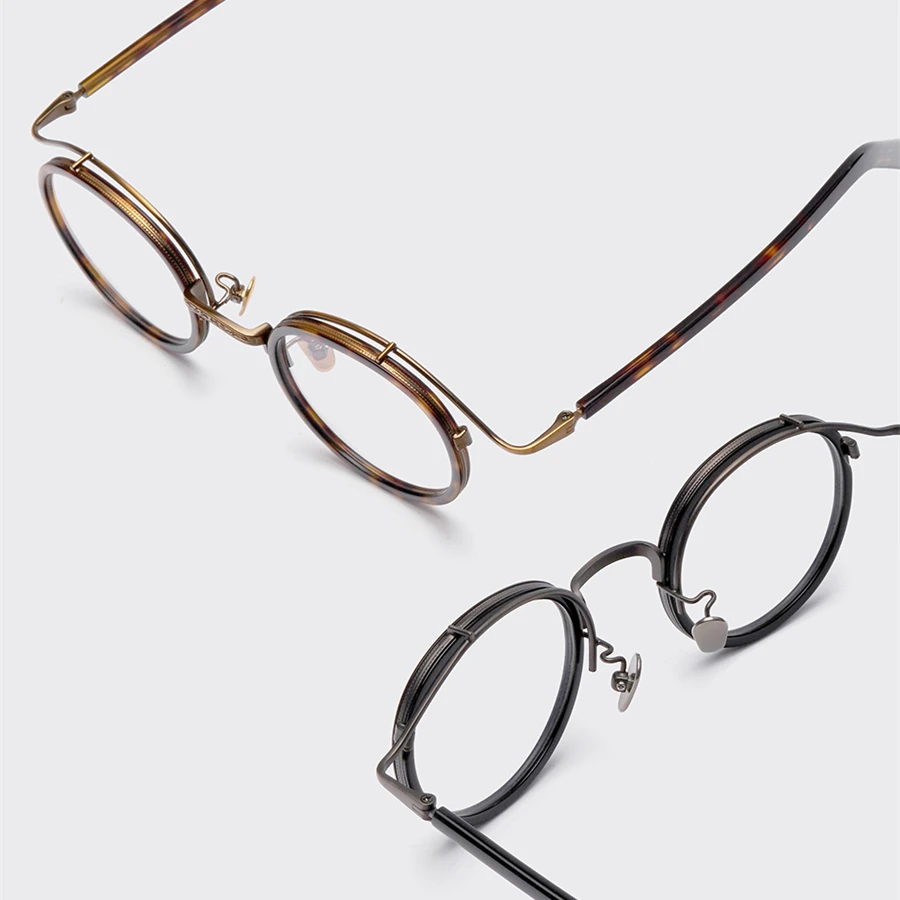 Vintage Round Trendy Eyeglasses for Men Retro Optical Myopia Glasses Frame Women Handmade Titanium Acetate Spectacles Eyewear
Vintage Round Trendy Eyeglasses for Men Retro Optical Myopia Glasses Frame Women Handmade Titanium Acetate Spectacles Eyewear