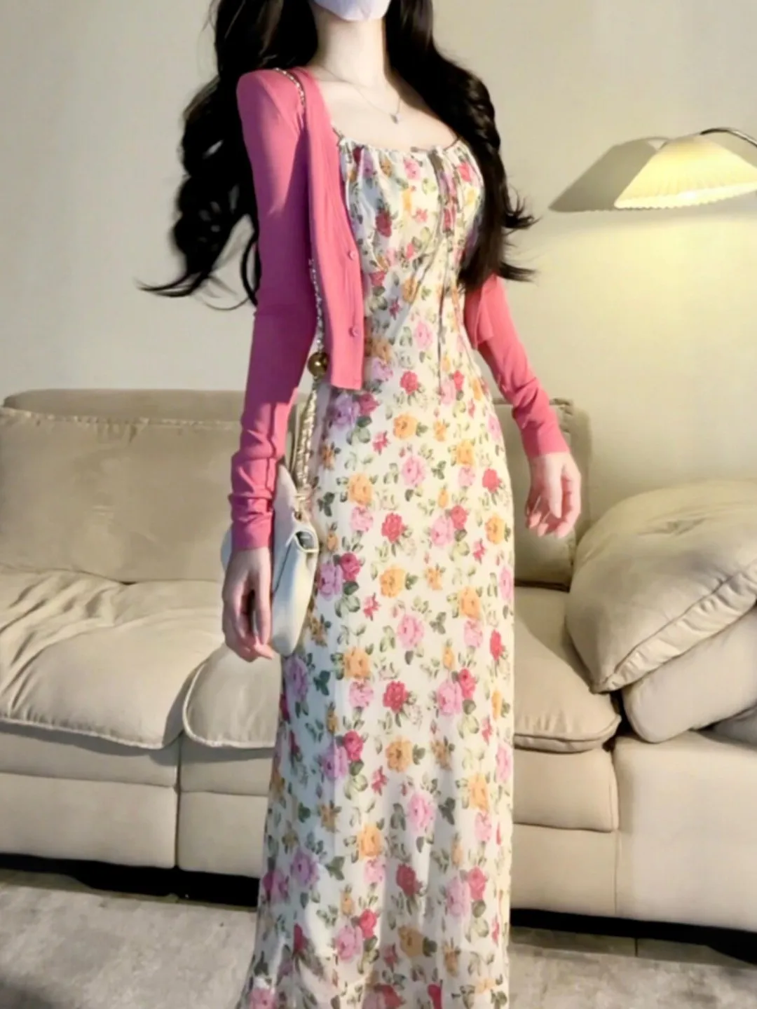 Unique Elegant Floral Print Two-Piece Set Sleeveless Wrap Dress with Cardigan Summer Vintage Style Women's Fashion Cotton Dress
Unique Elegant Floral Print Two-Piece Set Sleeveless Wrap Dress with Cardigan Summer Vintage Style Women's Fashion Cotton Dress