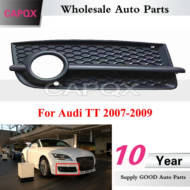 CAPQX передний бампер автомобиля, рамка противотуманных фар для Audi TT 2007-2009, крышка противотуманных фар, решетка противотуманных фар
CAPQX передний бампер автомобиля, рамка противотуманных фар для Audi TT 2007-2009, крышка противотуманных фар, решетка противотуманных фар
