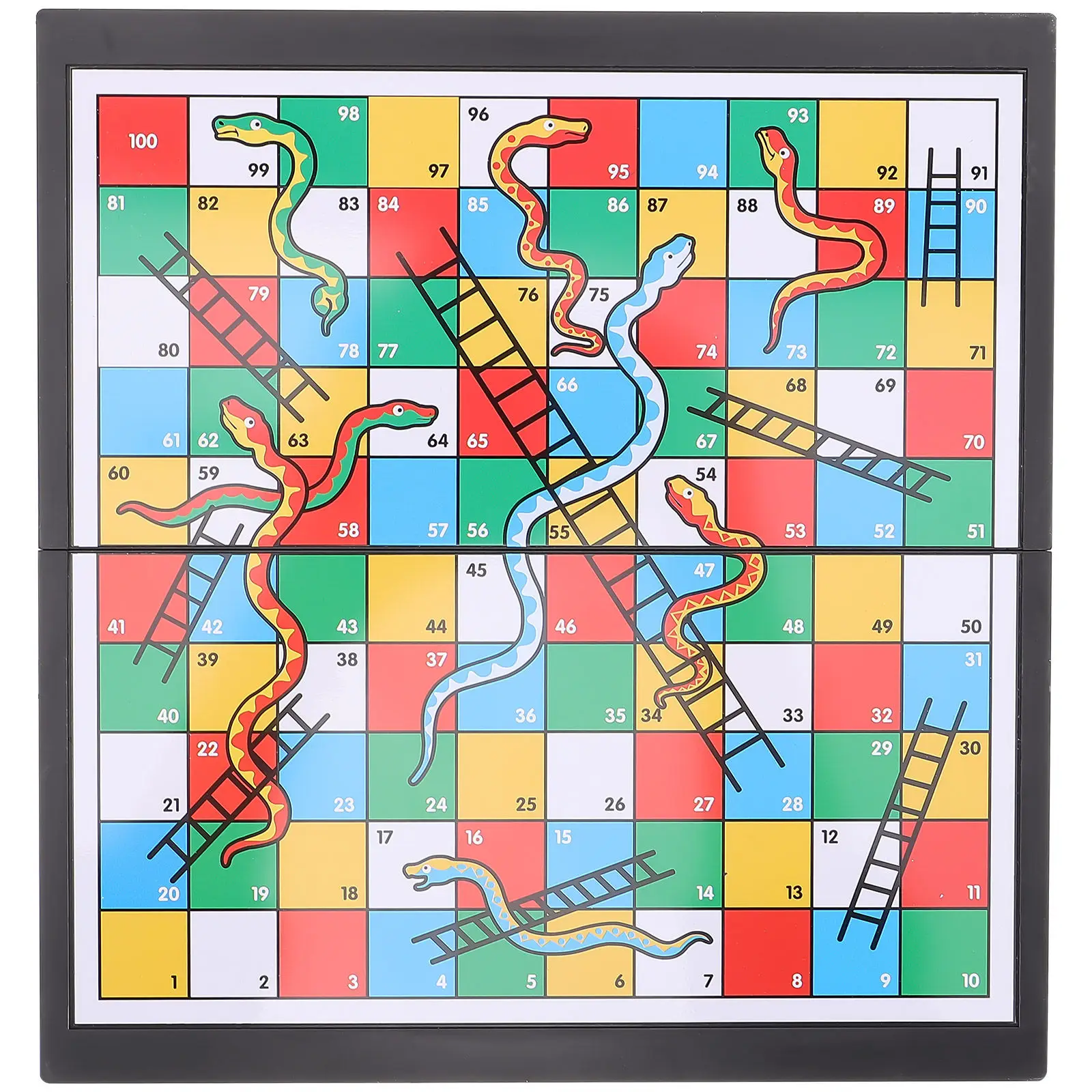 1Set Snakes Ladders Chess Game Folding Magnetic Board Family Indoor Game
1Set Snakes Ladders Chess Game Folding Magnetic Board Family Indoor Game