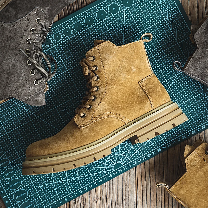 Мужские высокие ботинки из натуральной кожи, дышащие, Thi Bot, новые рабочие ботинки Trendy oes, сезон весна-осень
Мужские высокие ботинки из натуральной кожи, дышащие, Thi Bot, новые рабочие ботинки Trendy oes, сезон весна-осень