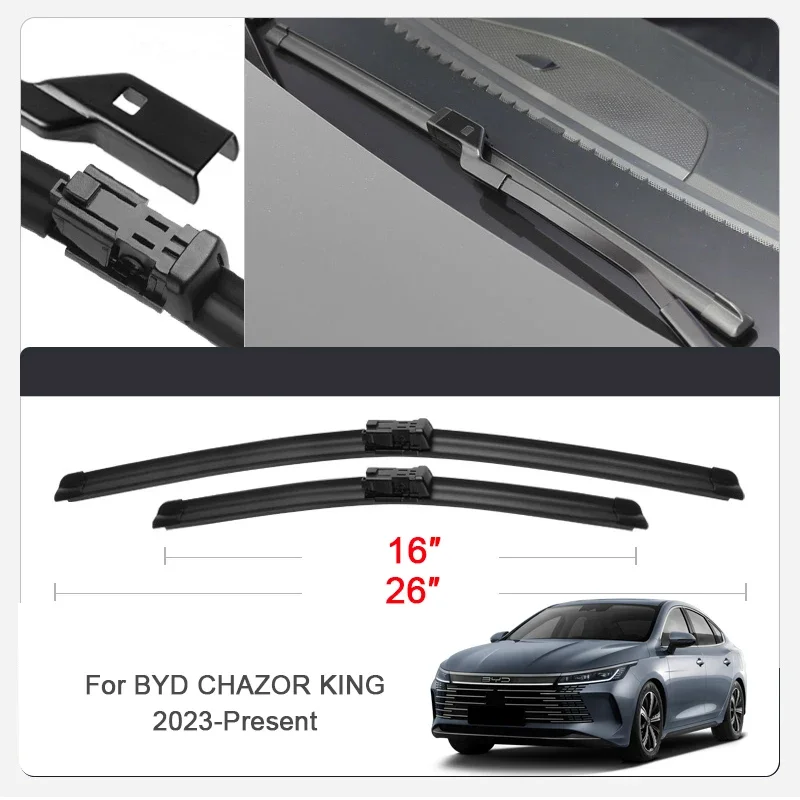 2PCS Car Blade Windshield Wiper Windshield For BYD CHAZOR KING 23-25,SHARK 24-25 Windshield Windscreen Front Window
2PCS Car Blade Windshield Wiper Windshield For BYD CHAZOR KING 23-25,SHARK 24-25 Windshield Windscreen Front Window