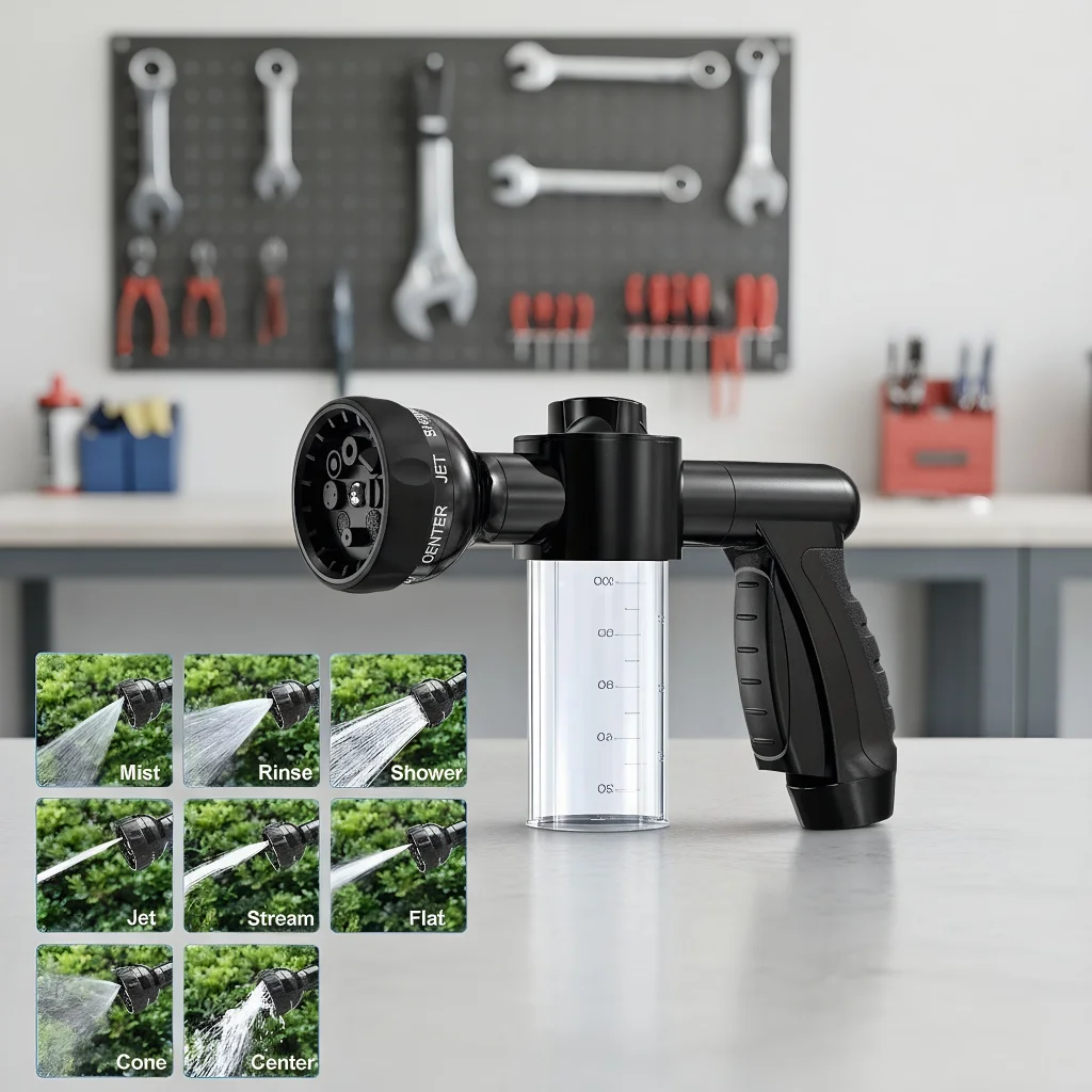 1 шт. портативная автоматическая пенопластовая насадка-мойка высокого давления с 3 соплами
1 шт. портативная автоматическая пенопластовая насадка-мойка высокого давления с 3 соплами